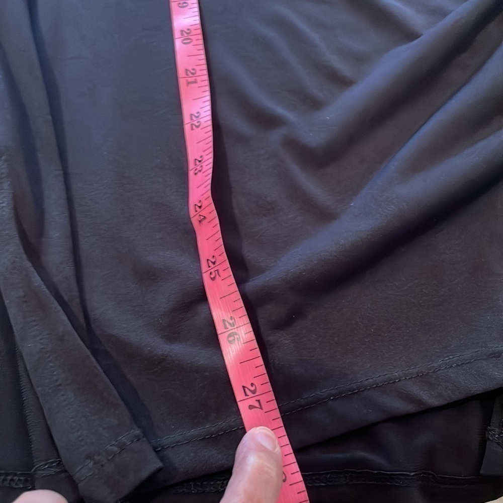 Lane Bryant Career side twist long black top in size 18/20 - Picture 5 of 7